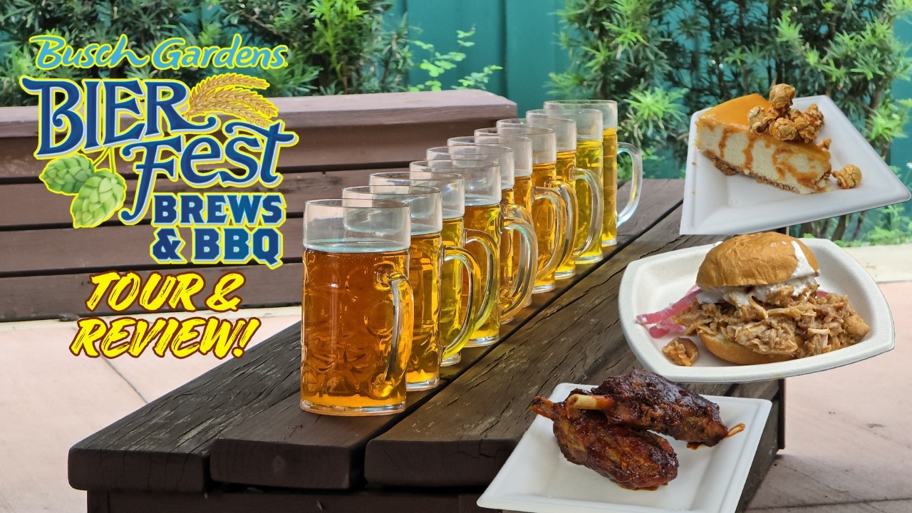 Busch Gardens Tampa Bay Bier Fest Brews & BBQ 2026 Event Tour & Review!