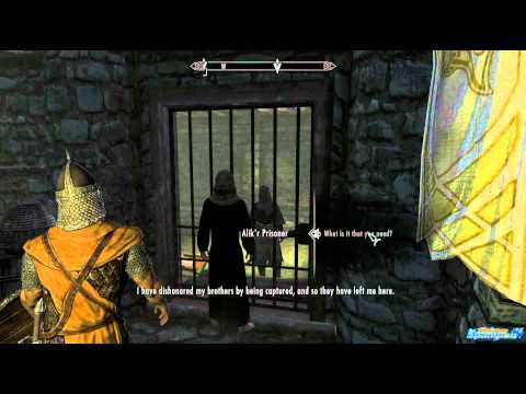How to free the Alik'r Prisoner in Skyrim