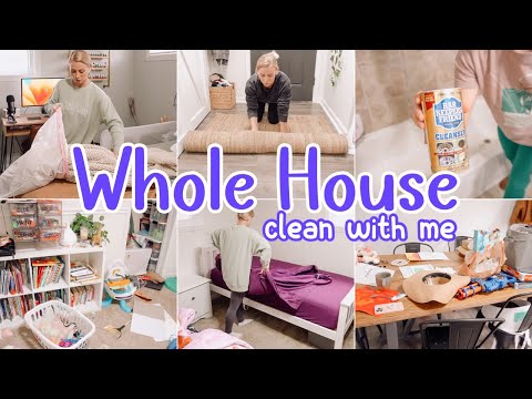 WHOLE HOUSE CLEAN WITH ME // CLEANING MOTIVATION // SUNDAY HOMEMAKING // BECKY MOSS