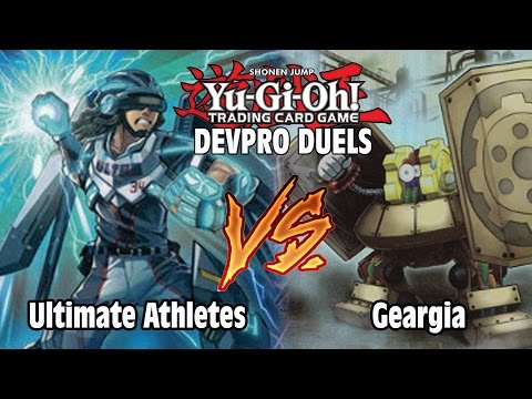 Yugioh! DevPro Duels - Ultimate Athletes vs Geargias (Super quick game)