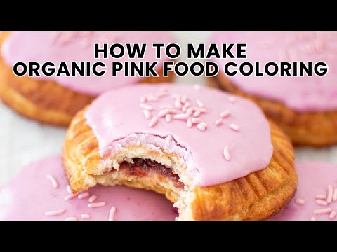 How to Make Organic Pink Food Dye At Home!