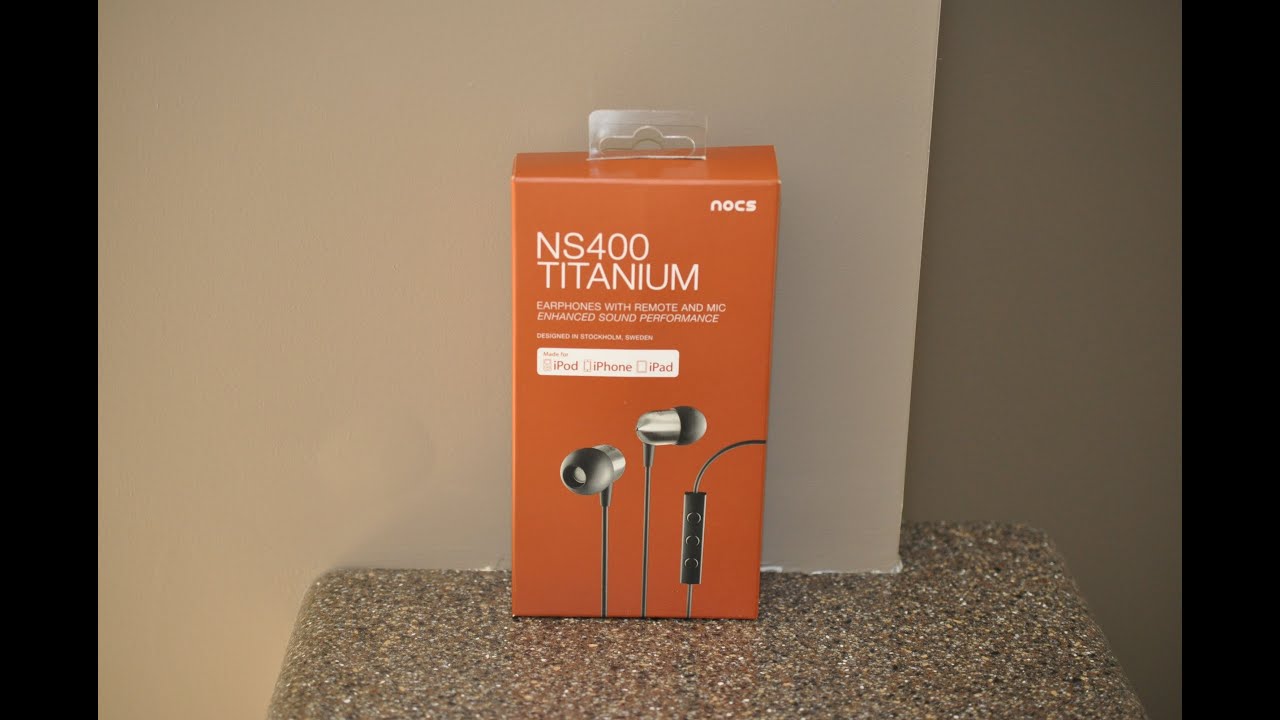 video Tai nghe có dây Nocs NS400 Aluminum Android chính hãng 0