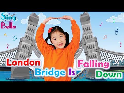 London Bridge Is Falling Down with Actions and Lyrics | Kids Action Song | Sing with Bella