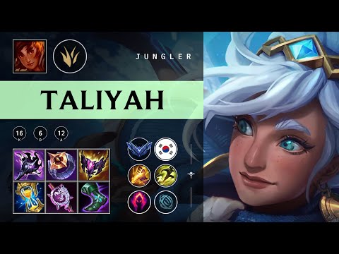 Taliyah Jungle vs Lillia - KR Diamond Patch 25.24