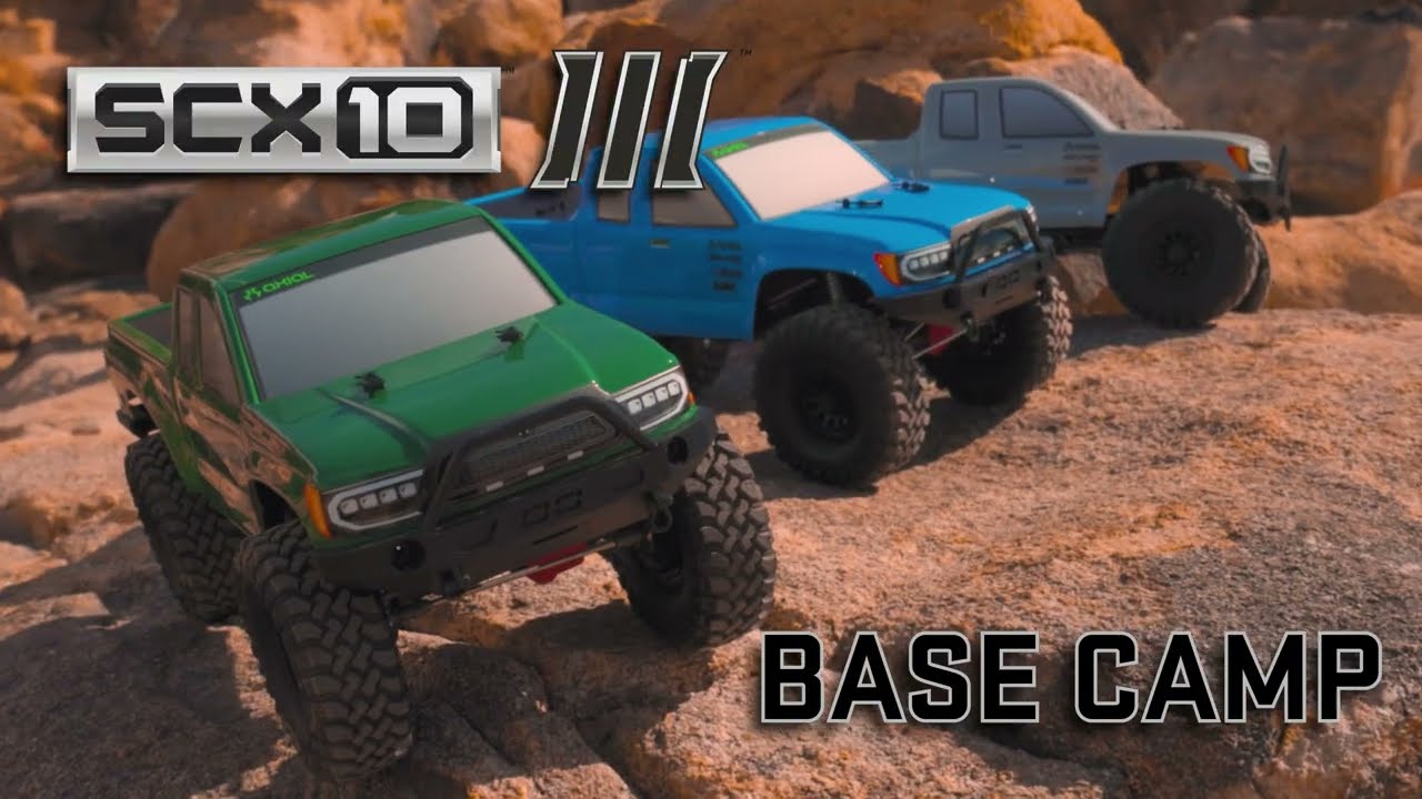 Axial Scale Crawler SCX10 III Base Camp Blau 1:10, ARTR