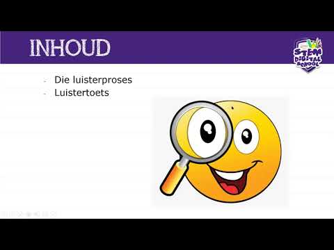 Grade 8 - Afrikaans FAL | 20 July 2020 | Luistertoets