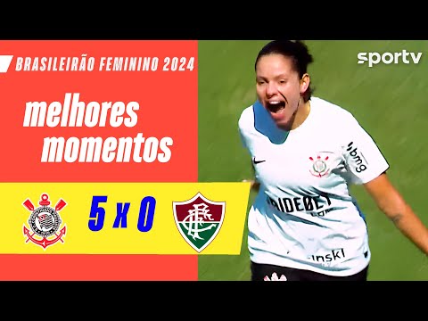 Gols e lances de Corinthians x Fluminense