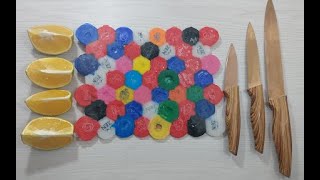 como fundir tapitas de plastico y hacer una tabla para picar
