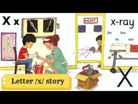 Jolly Phonics Story - Letter X from Group 6