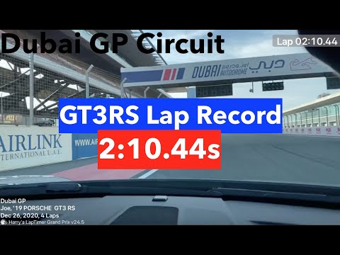 GT3RS Weissach- Lap Record {2:10.44s} - Dubai Autodrome GP Circuit