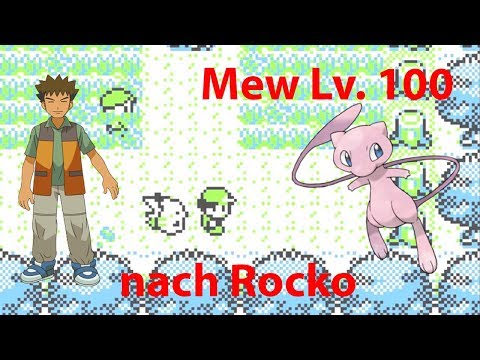 Catching Mew shortly after Brock - 1st opportunity for Mew Lv 100 Glitch (Pokemon Yellow)