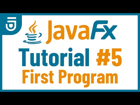 Your First Program | JavaFX GUI Tutorial for Beginners