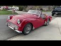 Triumph TR3 Startup Drive