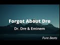 Dr Dre Forgot About Dre Clean Lyrics Feat Eminem