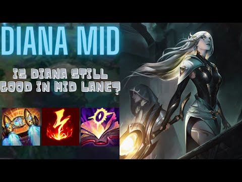 DIANA MID VS AHRI | MAKE THE ENEMY TO SURRENDER IN 15 MIN! | RUNES & BUILDS | LEAGUE OF LEGENDS