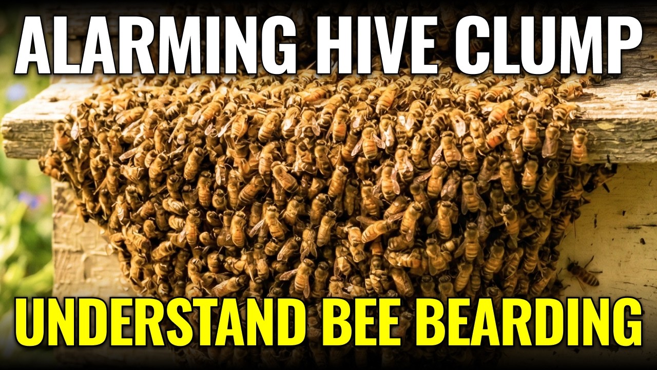 Why Your Bees are Bearding (And Why It’s Not What You Think)