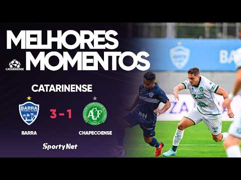 Gols e lances de Barra x Chapecoense