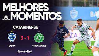 BARRA ABRE VANTAGEM PARA A FINAL CONTRA CHAPECOENSE | Melhores Momentos