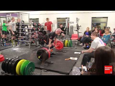 TITANIUM POWERLIFTING COMPETITION   DEAD LIFT   UNDER 90KG CATERGORY   ANDY 165,182,195KG