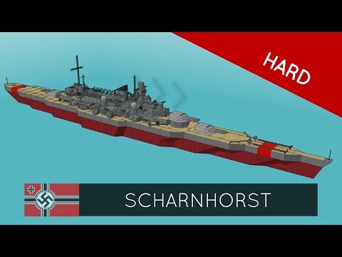 Warship Craft - German Scharnhorst Tutorial