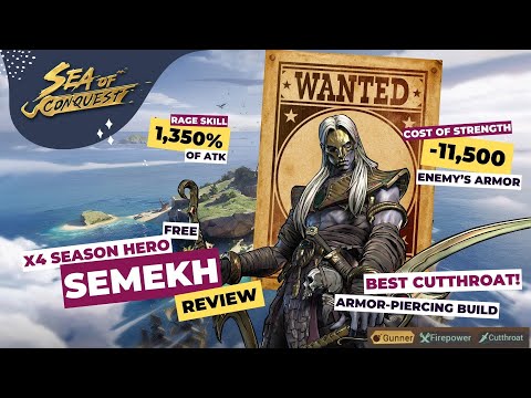 Sea of Conquest: Master Semekh - Tips & Guide for Maximum Damage!