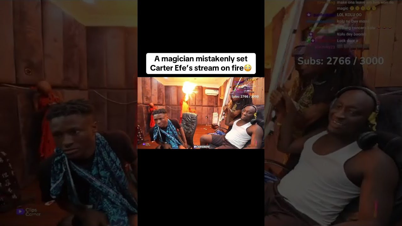 Magician set Carter Efe’s stream on Fire