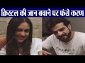 Karan Patel Saves Krystle D Souza As She Gets Stucked In Mumbai Rains FilmiBeat