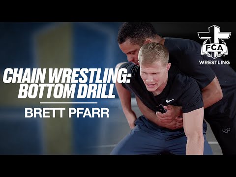 CHAIN WRESTLING BOTTOM DRILL - BRETT PFARR | FCA Wrestling TECHNIQUE