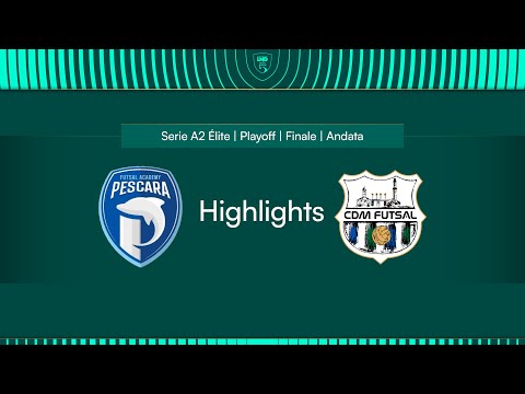 Academy Pescara-CDM Futsal 5-2 | Serie A2 Élite 2024/2025 | Playoff | Finale - Andata | Highlights