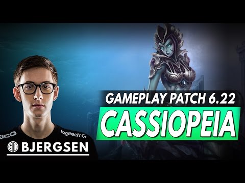 290. TSM Bjergsen CASSIOPEIA vs EKKO MID - November 11th, 2016 - PreSeason 7 Patch 6.22