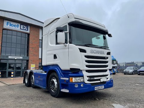 SCANIA R450 *EURO 6* HIGHLINE 6X2 TRACTOR UNIT 2014 - KU64 DFX