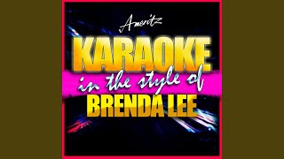 Too Many Rivers (In the Style of Brenda Lee) (Karaoke Version)