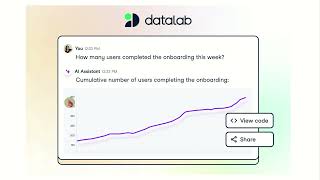 Introduction to DataLab - DataCamp