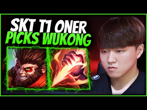 SKT T1 ONER picks Wukong JUNGLE in MSI | Watch & Learn How He Play Wukong Jungle - League of Legends