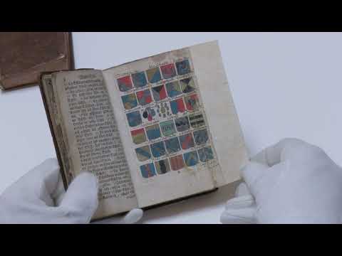 Wappenkartenbücher durchgeblättert.