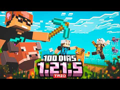 Sobrevivi 100 dias na NOVA ATUALIZAÇÃO 1.21.5 do Minecraft - O FILME