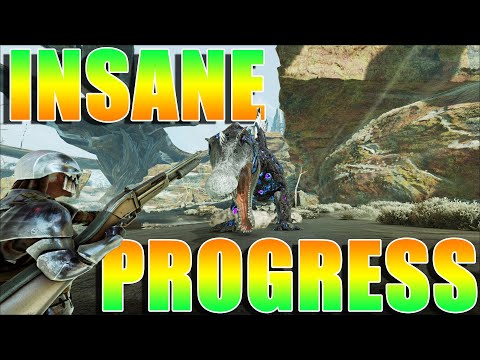 Making The Most INSANE SOLO PROGRESS - Day 1 | Ark Official PVP |