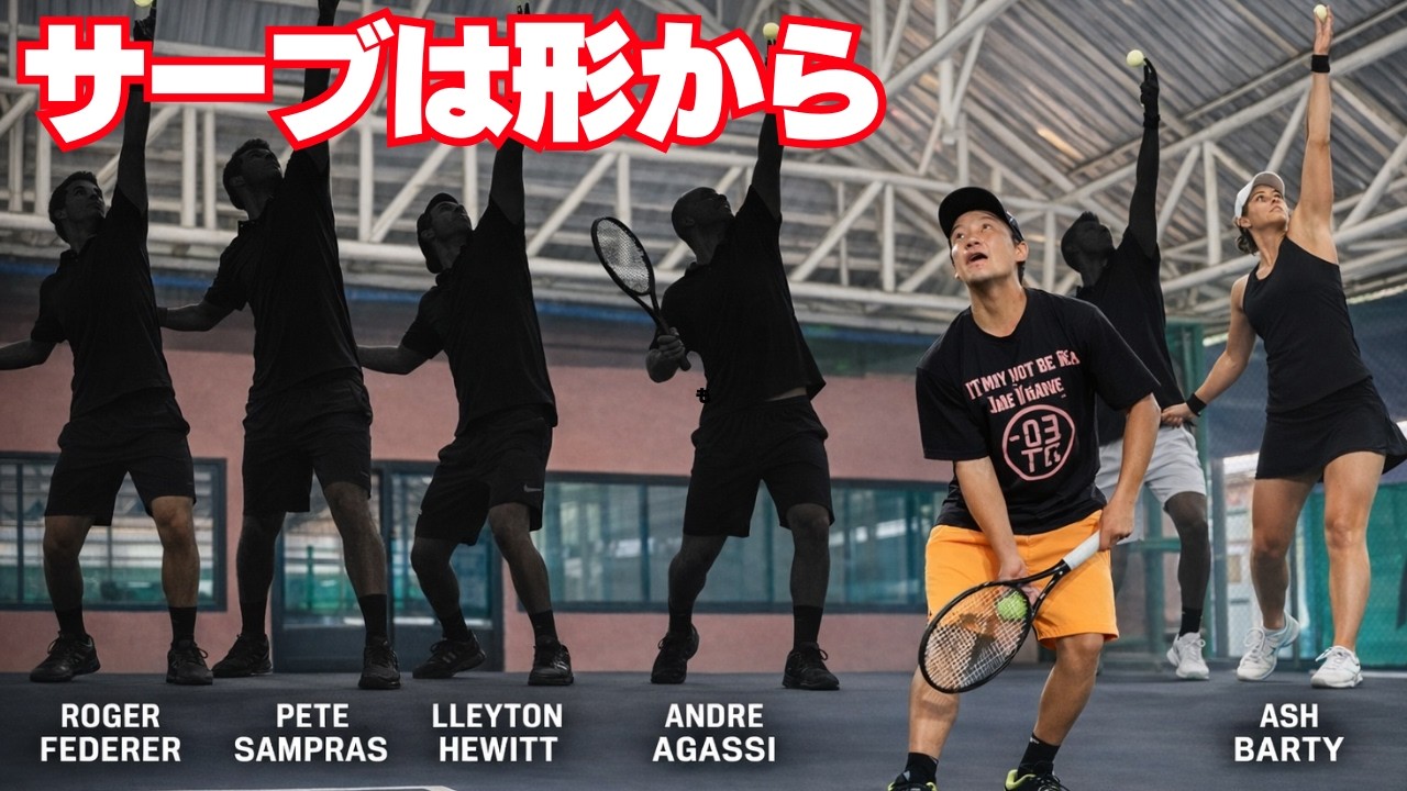 サーブはリズムが9割！カッコいいサーブの作り方