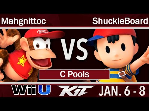 KIT17  - Mahgnittoc (Diddy) vs ShuckleBoard (Ness, Marth) C Pools - Smash 4