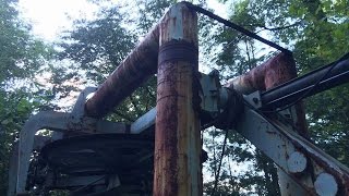 Abandoned Fun Mountain theme park Gatlinburg TN Actually found the top of abandoned chair lift..
