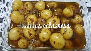 Batatas calabresa para conseva