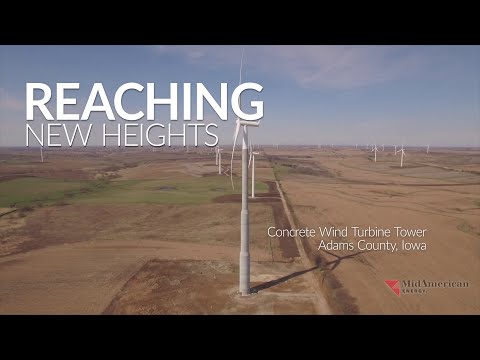 MidAmerican Energy Company Concrete Wind Turbine
