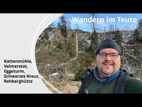 Im Winter auf dem Eggeweg E1