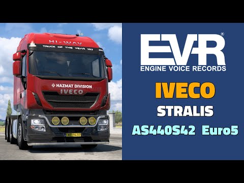 ETS2 ★ SFX Iveco Stralis AS440S42 Euro5 2007 (by Engine Voice Records) ★ Euro Truck Simulator 2 QHD