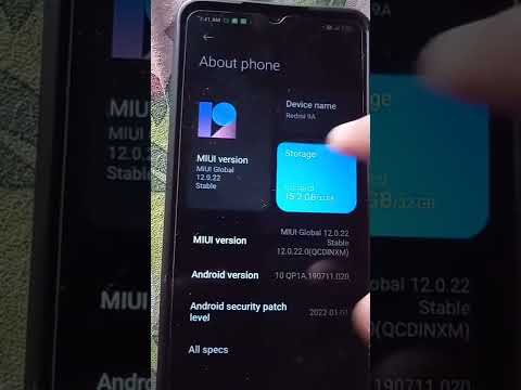 how to factory reset in redmi9a  #redmi9aupdate #miuitricks