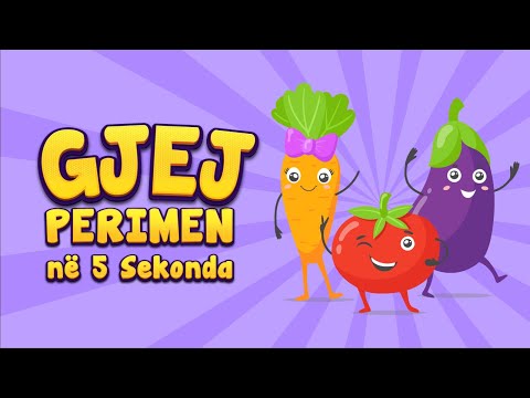 Loja Gjej Emrin e Perimes 🥑 Perimet në Shqip për Femijë