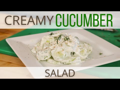 Old Fashioned Cucumber Salad - A Summertime Favorite