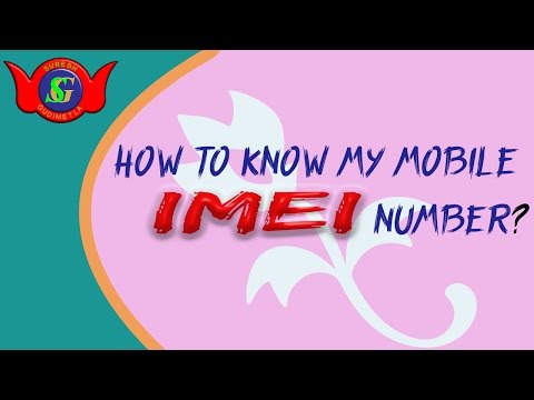 How to know my mobile IMEI number for using it finding my mobile when it was stolen by someone