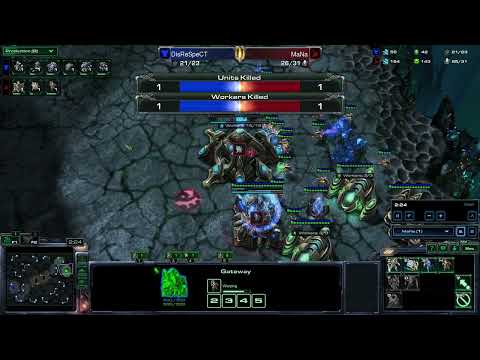 L2 MaNa vs DisReSpeCT PvT G2 Data C DreamHack SC2 2023 Atlanta no commentary