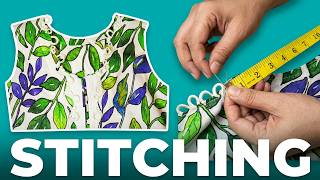 Beautiful Double Neckline Design | Easy Cutting & Stitching with Patch | DIY Sewing Tutorial